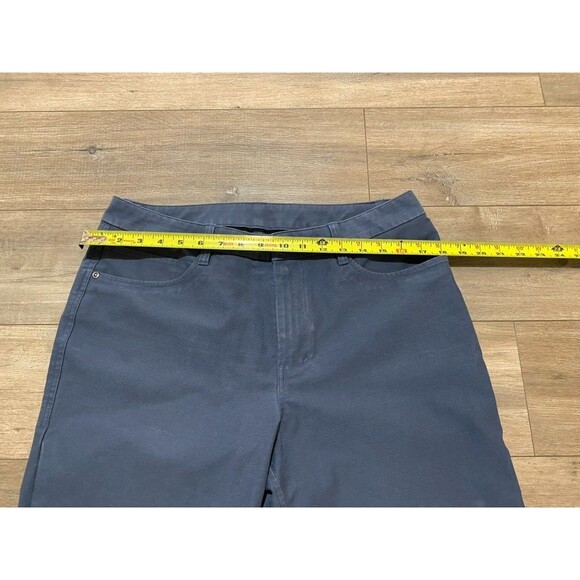 Lululemon Tech Canvas ABC Mens 32X32 Slim Stretch Desert Blue LM5AQIS Pants - Picture 3 of 9